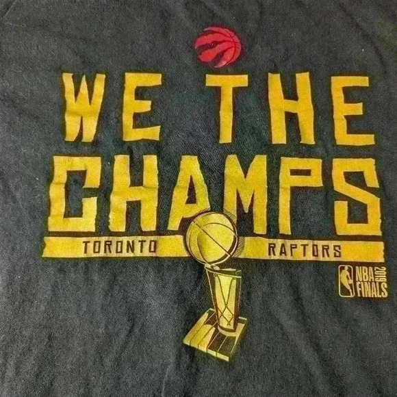 Toronto Raptors We  The Champs T-Shirt - Size Medium - Picture 2 of 4